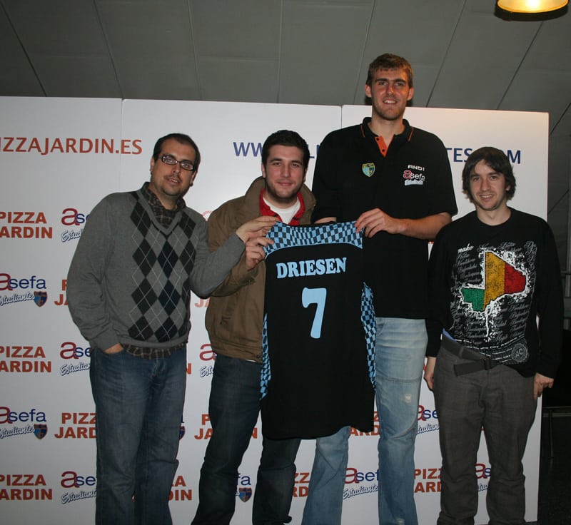 Driesen, protagonista en Pizza Jardín