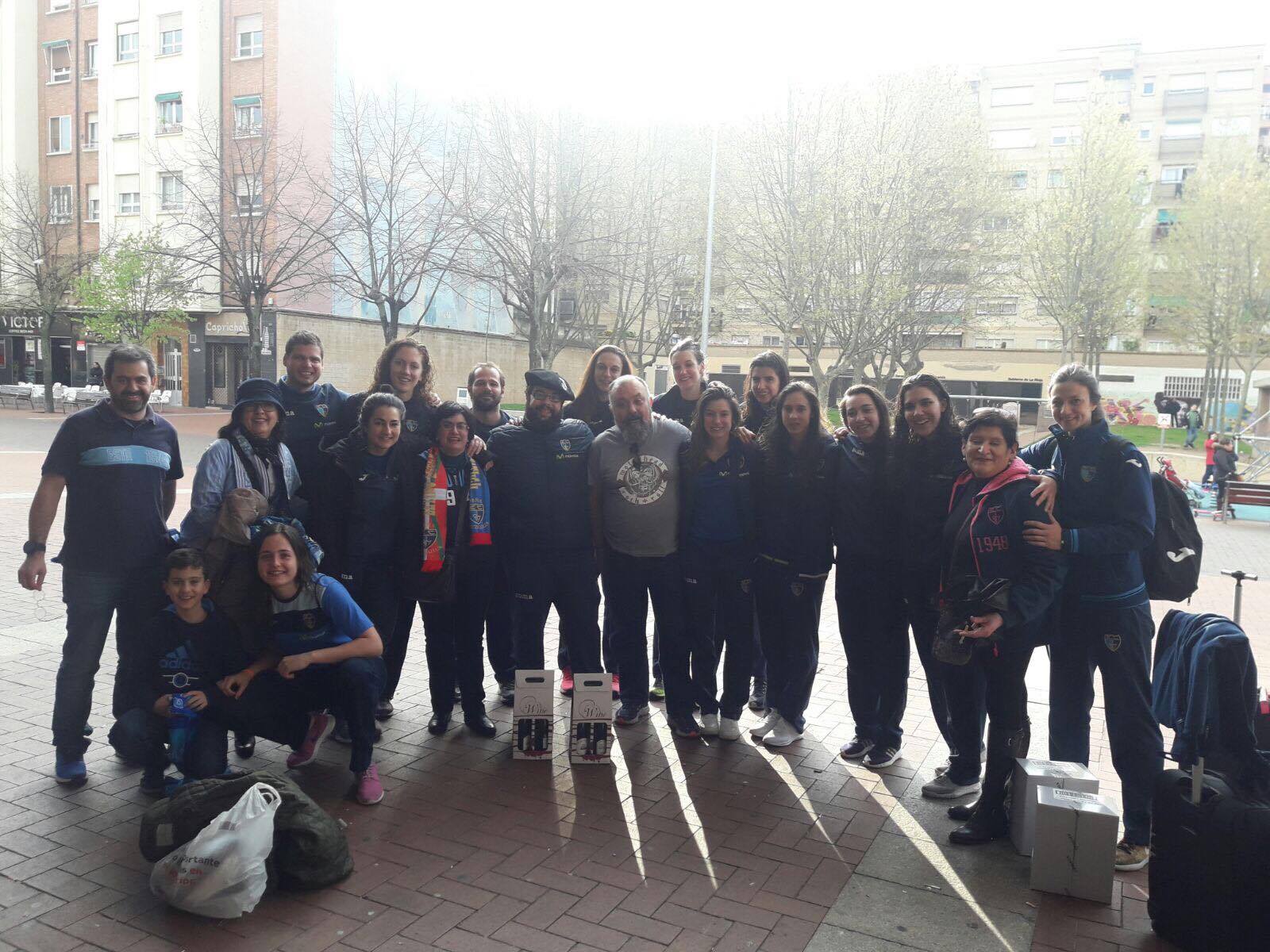 Blogs de la afición: Desde nuestra afonía. La Peña Hotzgailua, en Logroño animando al equipo de Liga Femenina 2