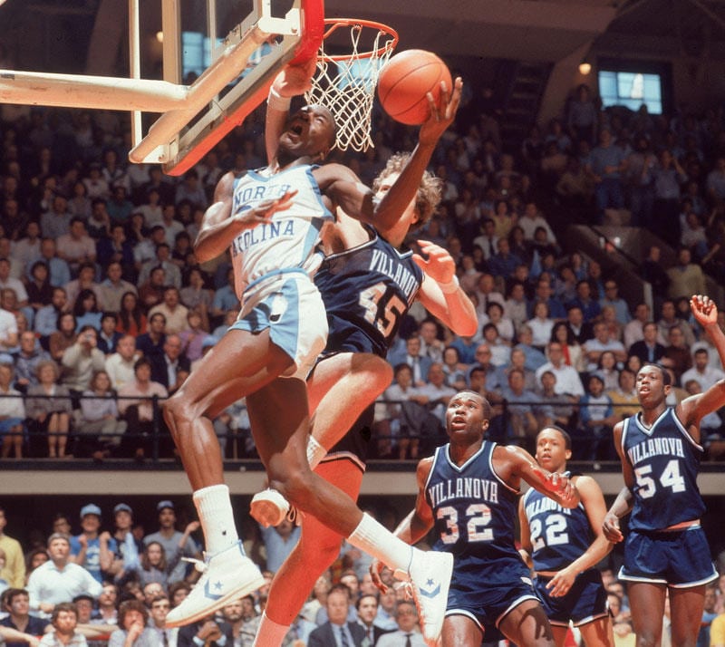 Villanova VS North Carolina en 1982 = Pinone VS Jordan.