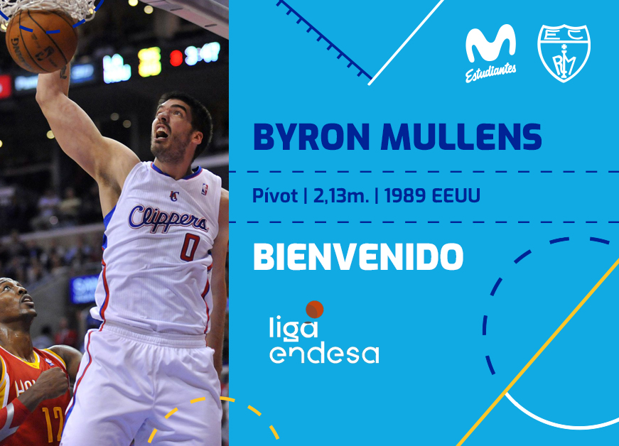 Byron Mullens, nuevo jugador de Movistar Estu