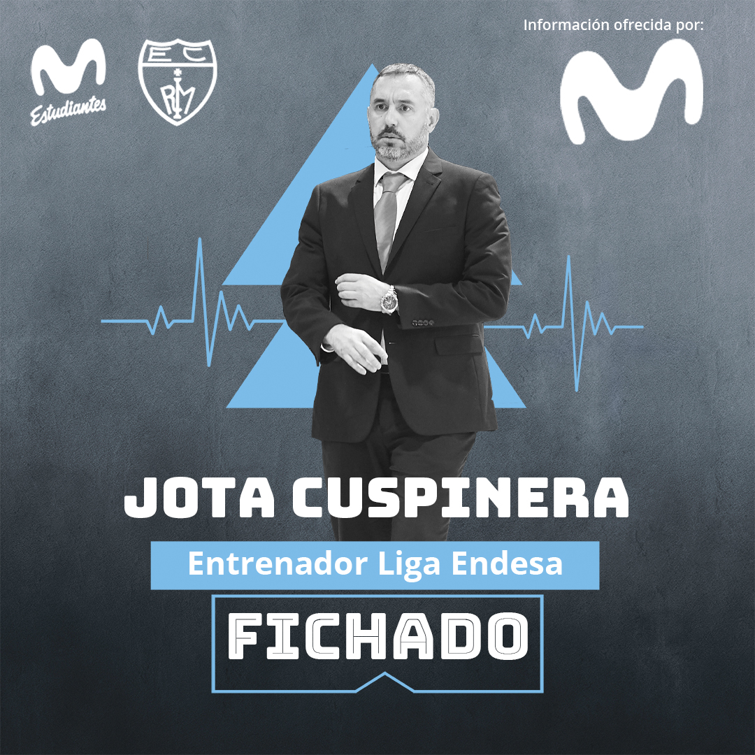 Jota Cuspinera, nuevo entrenador de Movistar Estudiantes ACB