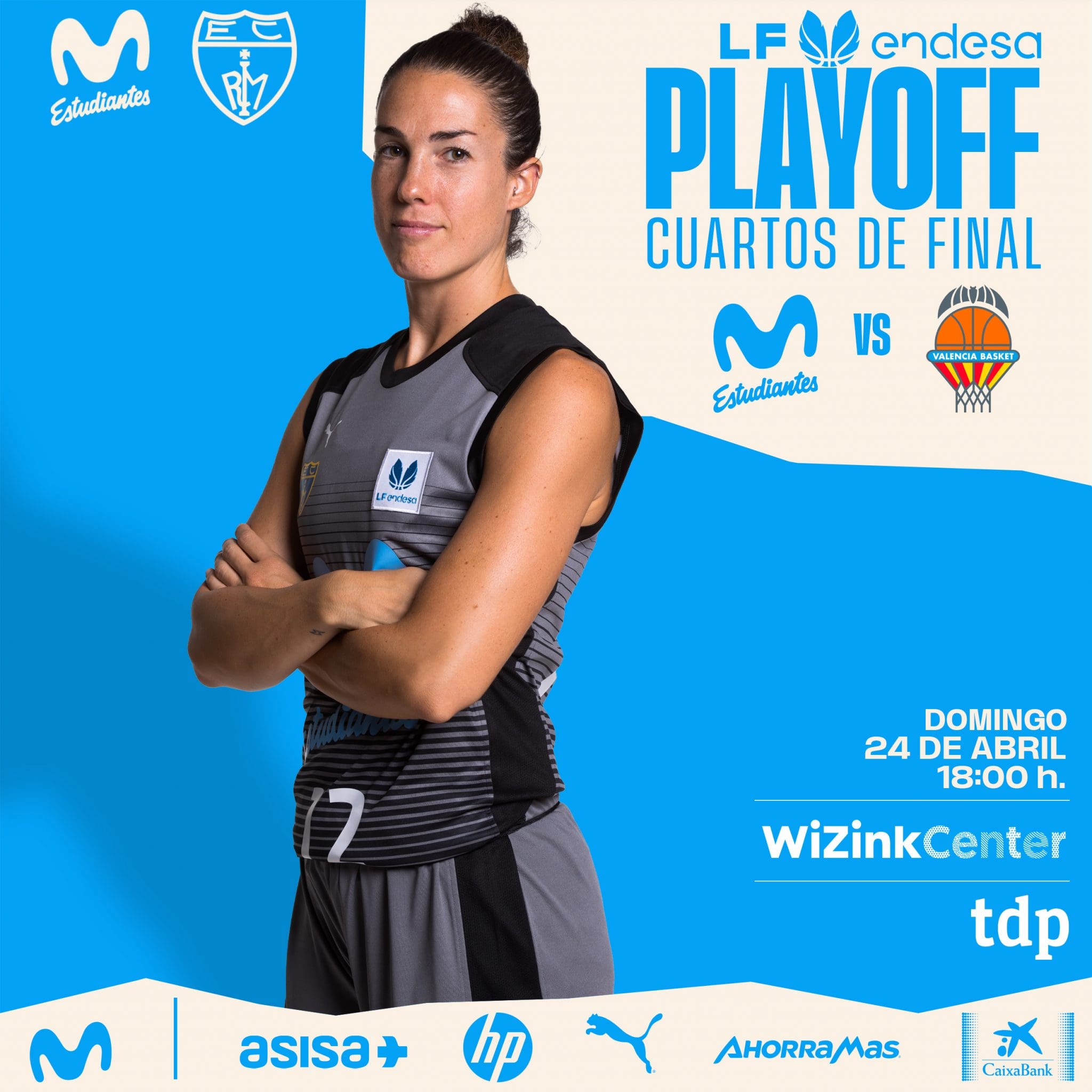 El playoff LF, en el WiZink Center: vs Valencia Basket (domingo 24, 18h)
